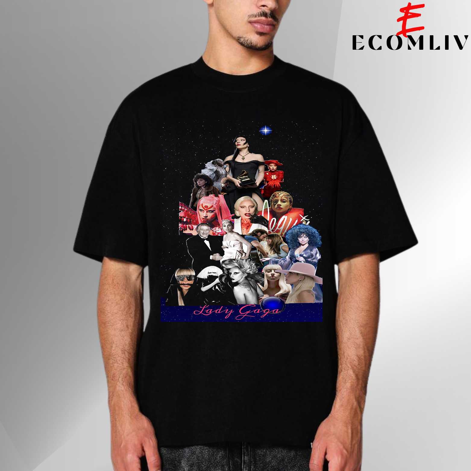 Lady Gaga Concert Tee, Pop Tour Shirt, Music Streetwear